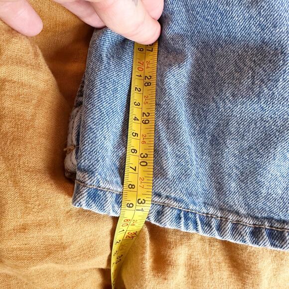 Zara Mid-Rise Cargo Blue Straight Leg Jeans Women's sz 2 - Picture 16 of 16